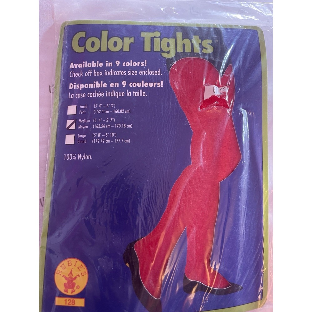 Li'l Tights M Kids Child Rubie's Red Nylon Girls/Boys